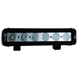 9" XMITTER LOW PROFILE PRIME BLACK SIX 3-WATT LED'S 10 DEGREE NARROW BEAM